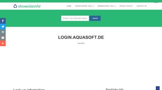 
                            4. login.aquasoft.de - AquaSoft - showsiteinf.org