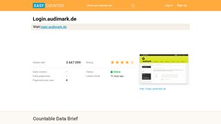 
                            1. Login.audimark.de: Login für Senderpartner | audimark GmbH