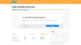 
                            5. Login.chauffeur-prive.com: Login - Chauffeur Privé