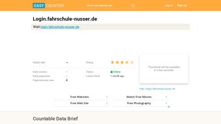 
                            5. Login.fahrschule-nusser.de - easycounter.com
