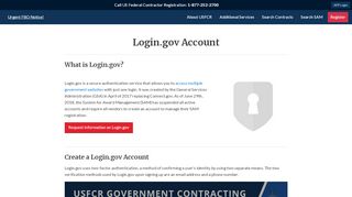 
                            6. Login.gov Account - US Federal Contractor Registration