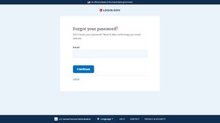 
                            9. login.gov - Reset the password for your account