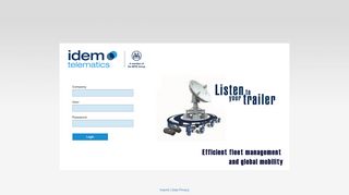 
                            9. login.idem-telematics.com - idem Customer Login Site