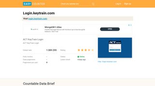 
                            9. Login.keytrain.com: ACT KeyTrain Login - Easy Counter