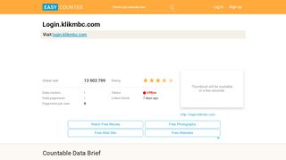 
                            6. Login.klikmbc.com - Easy Counter
