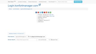 
                            4. Login.konfortmanager.com - site-stats.org