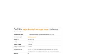 
                            6. login.konfortmanager.com Téléphones portables, …