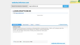 
                            2. login.kraftcom.de at WI. KraftCom GmbH - Website Informer