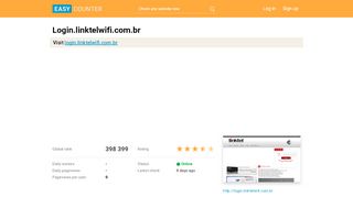 
                            6. Login.linktelwifi.com.br: Linktel Wi Fi - Easy Counter