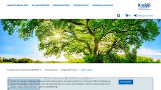 
                            5. Login/Logout // Kneipp-Bund Landesverband NRW e.V.