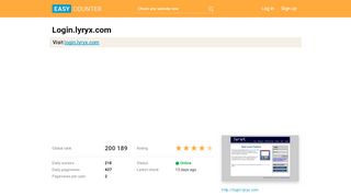 
                            5. Login.lyryx.com: Lyryx Learning Inc. - Easy Counter