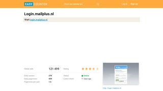 
                            3. Login.mailplus.nl: Welkom bij MailPlus - easycounter.com