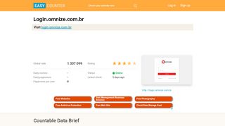 
                            3. Login.omnize.com.br - Easy Counter