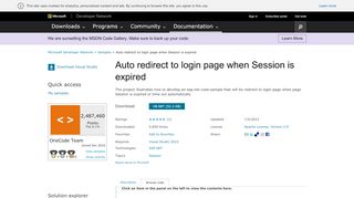 
                            2. LoginPage.aspx.vb - Auto redirect to login page when Session ...