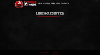 
                            4. Login/Register - D.P. Dough