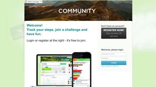 
                            11. Login/Register for Walker Tracker Community