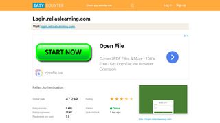 
                            8. Login.reliaslearning.com: Relias Authentication