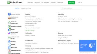 
                            9. Logins and Form Filling – RoboForm