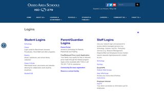 
                            9. Logins - Osseo Area Schools