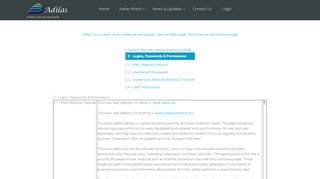 
                            3. Logins, Passwords & Permissions - adilasdata5.biz