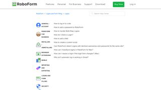 
                            6. Logins – RoboForm