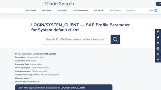 
                            3. LOGIN/SYSTEM_CLIENT - System default client - …