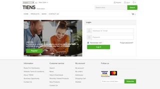 
                            10. Login|Tiens India online shop