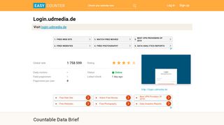 
                            6. Login.udmedia.de: Kundenmenü UD Media - Login