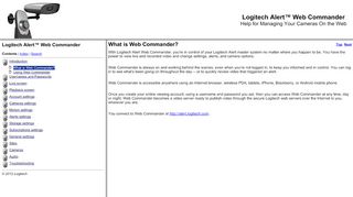 
                            5. Logitech Alert™ Web Commander - alert.logitech.com