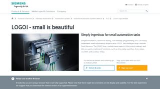 
                            1. LOGO! Logic Module | SIMATIC Controllers | Siemens