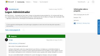 
                            6. Logon Administrador - Microsoft Community