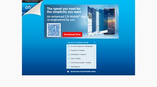 
                            6. Logon Online Banking Services - Citi Hong Kong