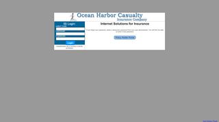 
                            5. Logon Required - Ocean Harbor Casualty Insurance Co.