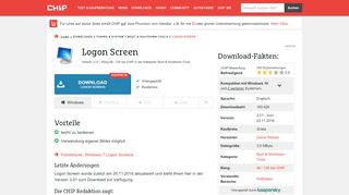 
                            1. Logon Screen - Download - CHIP