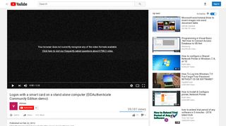 
                            9. Logon with a smart card on a stand alone ... - YouTube