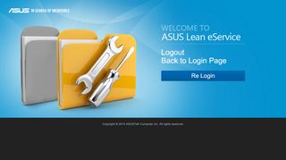 
                            4. Logout - Asus