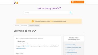 
                            7. Logowanie do Mój OLX – OLX.pl