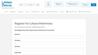 
                            7. Lohana Matrimony Free Register - Lohana Marriage Bureau Free