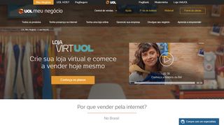 
                            8. Loja VirtUOL: Monte sua loja virtual e comece a vender agora