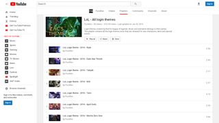 
                            7. LoL - All login themes - YouTube