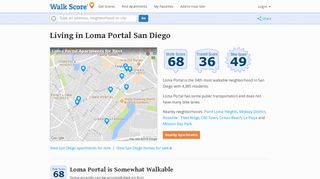 
                            4. Loma Portal San Diego Apartments for Rent and Rentals - Walk Score