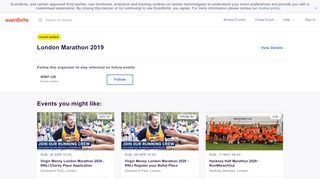 
                            5. London Marathon 2019 Registration, Sun 28 Apr 2019 at …