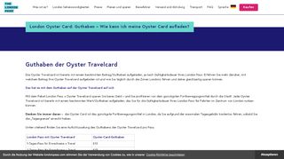 
                            5. London Oyster Card: Guthaben – Wie kann ich meine Oyster ...