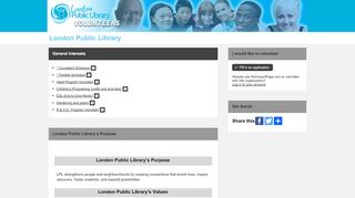 
                            5. London Public Library - MyImpactPage