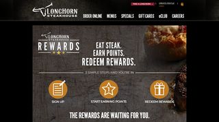 
                            2. LongHorn Steakhouse Rewards - Membership Program