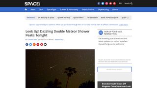 
                            6. Look Up! Dazzling Double Meteor Shower Peaks Tonight