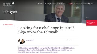 
                            5. Looking for challenge in 2019? Sign up to the Kiltwalk ...