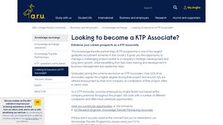 
                            6. Looking to become a KTP Associate? - ARU