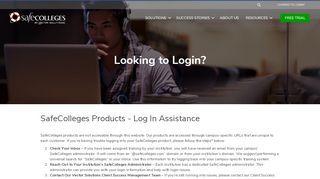 
                            1. Looking to Login? - SafeColleges