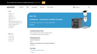 
                            1. LooksGood – Introduction to Media Converter - ASUSTOR NAS